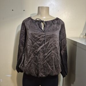 DVF Brown Silk Blouse 8